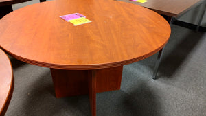 R78 42" Cherry Round Used Table $199.98 - 1 Only!