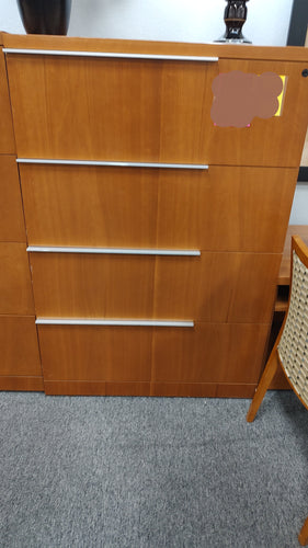 R4403 Pine 4 Drawer Used Lateral File $249.98