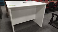 Load image into Gallery viewer, 8544 42"x 48" White Laminate Counter Table w/Cord Access $149.00