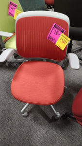 R9661 Red Mesh Back Used Chair $59.98