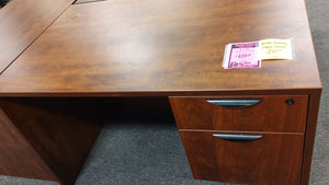 R67 30"x 48" Cherry Used Desk w/1 file $249.98