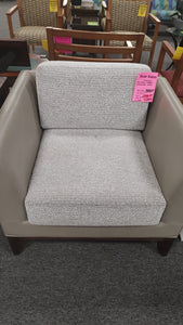 R3000 Tan Vinyl/Fabric Lounge Used Chair $129.00 - 1 only!