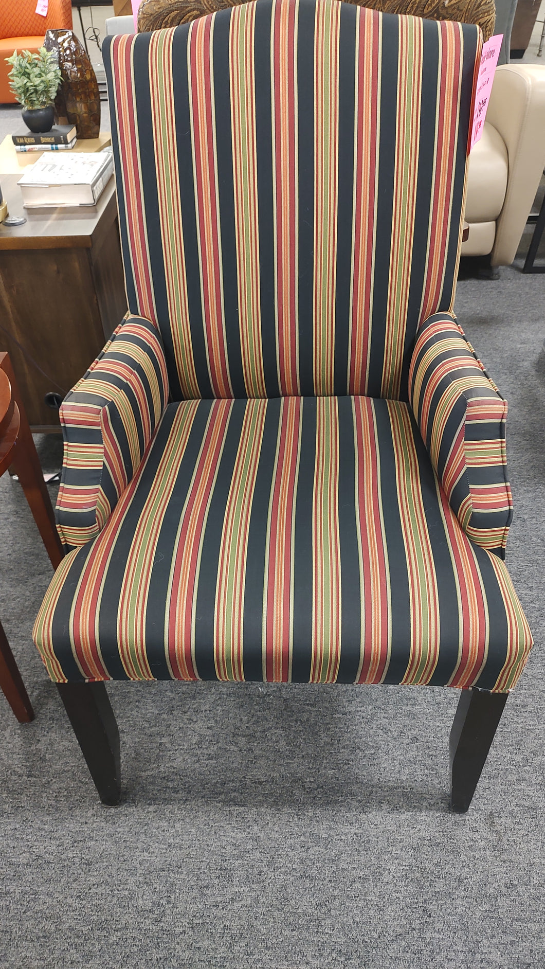 R4001 Striped Accent Used Chair $124.98 - 1 Only!