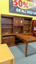 Load image into Gallery viewer, R1993 69xx 96” Cherry Used Desk w/Lateral/Storage/Bookcase $399.98 - 1 Only