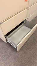 Load image into Gallery viewer, Beige metal lateral file with drawer open