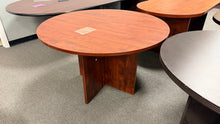 Load image into Gallery viewer, R7007 47" Round Cherry Commercial Laminate Work Table - $149.98