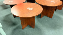 Load image into Gallery viewer, R7005 36" Round Cherry Commercial Laminate Work Table - $99.98