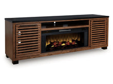 Load image into Gallery viewer, 8834/8639 Kilari 84" TV Console w/Blue Tooth Fireplace $1,499.95