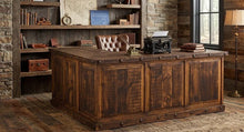 Load image into Gallery viewer, 8179 66" Rustic Laredo Finish L-Shaped Desk w/Storage $1,899.95