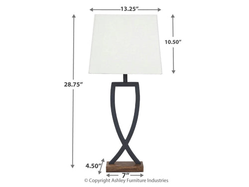 8425 Metal Table Lamp $49.95