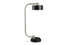 Load image into Gallery viewer, 8010 Black/Silver Metal Desk Lamp $89.95