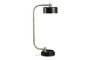 #8010 Black/Silver Metal Desk Lamp $89.95