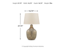 Load image into Gallery viewer, 7784 Mari Lamp $169.95