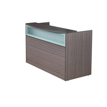 Load image into Gallery viewer, 8741 71" Gray Laminate Frosted Glass Front Reception Desk $499.95