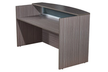 Load image into Gallery viewer, 8741 71" Gray Laminate Frosted Glass Front Reception Desk $499.95