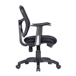 4076 Black Mesh Back T-Back Desk Chair $149.95