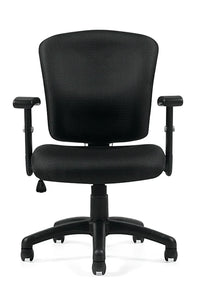 8200 Patterned Black Fabric Desk Chair $139.95