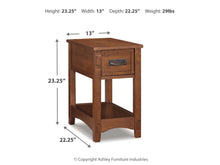 Load image into Gallery viewer, 8786 Mission Style Chairside Table $109.95