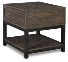 Load image into Gallery viewer, 8928 Johurst Black/Brown Rustic End Table $309.95