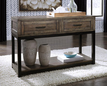 Load image into Gallery viewer, 8921 Johurst Black/Brown Console Table $399.95 - 1 Only!