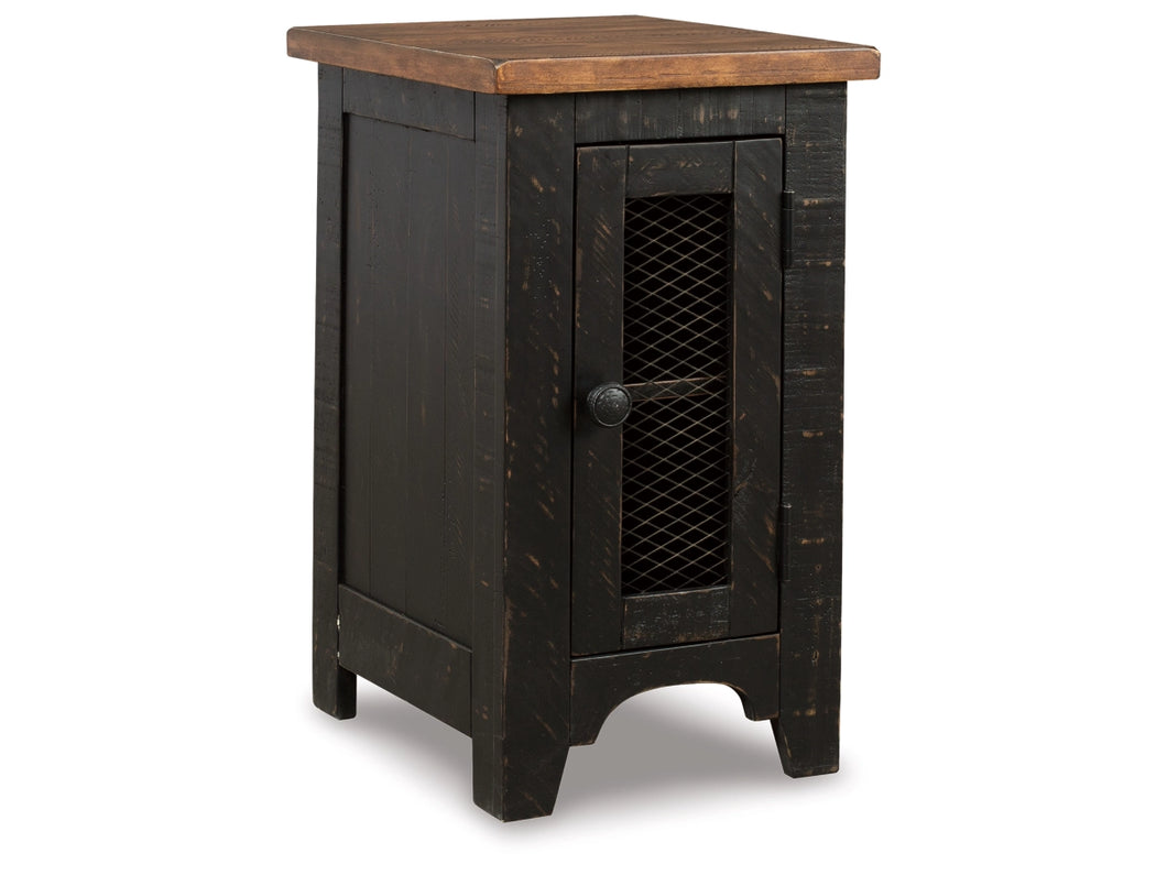 8429 Black Rustic Chairside Table $139.95