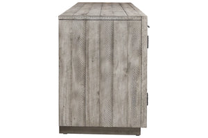 8027 92" Gray Weathered TV Stand $999.95