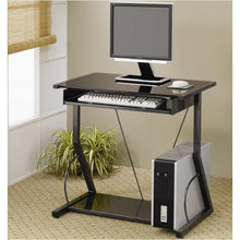 Load image into Gallery viewer, 3302 30&quot; Blk Glass Computer Desk $39.95