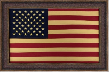 8366 24x36 Framed Fabric American Flag $119.95