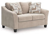 9005 Willarae Taupe Upholstered Love Seat $579.95