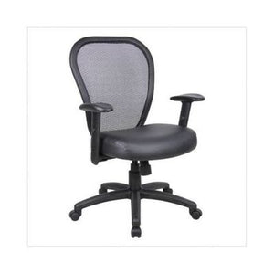 4140 Managers Blk Mesh Back/Lthr+ Desk Chair $449.95