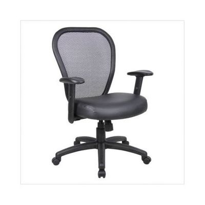 4140 Managers Blk Mesh Back/Lthr+ Desk Chair $449.95