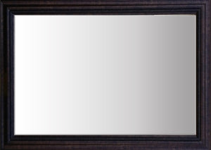 8627 Carved Dark Trim Beveled Mirror $129.95