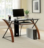 8437 Baden Glass Top Accent Desk $199.95
