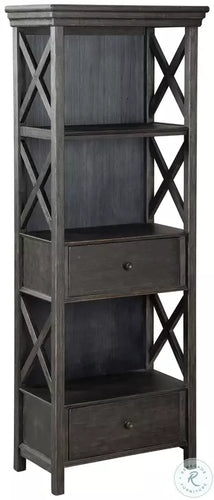 8702 Tyler Creek Black Bookcase $569.95
