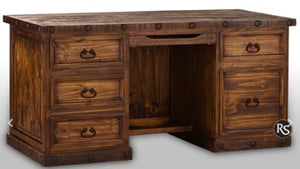 #8170 30"x 66" Rustic Executive Desk $849.95