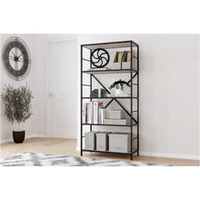 Load image into Gallery viewer, 8162 30"x 62" Whitewash Bookcase $149.95