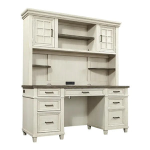 6113 66" x 24" Aged Ivory Credenza Desk $1,199.95