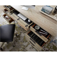 Load image into Gallery viewer, #8137 66&quot; Whitewash Hickory Executive Desk $1,299.95