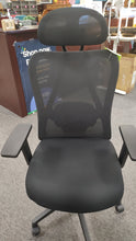 Load image into Gallery viewer, 8537 Black Mesh Back Ergonomic Desk Chair w/Headrest $219.95 - 1 Only!