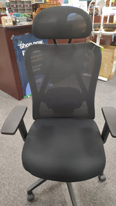 8537 Black Mesh Back Ergonomic Desk Chair w/Headrest $219.95 - 1 Only!
