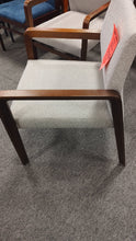 Load image into Gallery viewer, R62 Beige Fabric/Wood Frame Used Chair $39.98 - 1 Only!