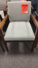 Load image into Gallery viewer, R62 Beige Fabric/Wood Frame Used Chair $39.98 - 1 Only!