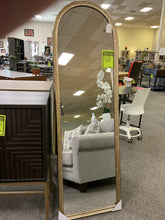 Load image into Gallery viewer, R1301 5’ Gold Framed Standing Mirror $88.00 - 1 Only