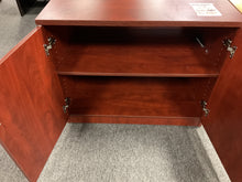 Load image into Gallery viewer, R9907 22”x 36” Cherry Lam 2 Door Used Storage Cabinet $249.98 - 1 Only