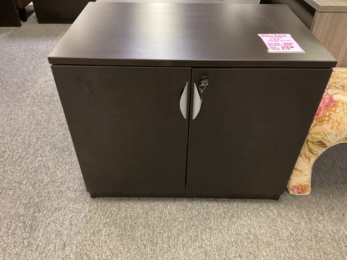 R660 Espresso 2 Doors Used Storage Cabinet $175.00 - 1 only
