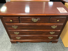 Load image into Gallery viewer, R5908 18”x 40” Cherry 3 Drawer Used Storage Chest $125.00 - 1 Only