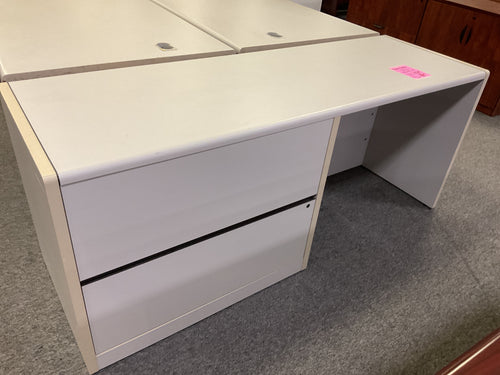 R440 24”x 72” Beige Used Credenza Desk w/Lateral File $89.98 - 1 Only!