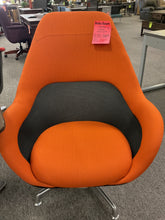 Load image into Gallery viewer, R7010 Steelcase Coalesse Orange Swivel Lounge Used Chair $249.98 - 1 Only!