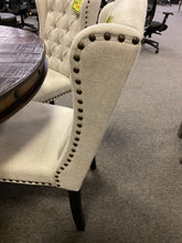 Load image into Gallery viewer, R21170 Gray Tufted Wing Bach Used Chair $169.95