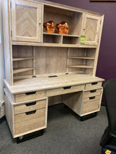 Load image into Gallery viewer, 8138/8140 66” Khaki Credenza w/Hutch $1,588.00 - 1 Only